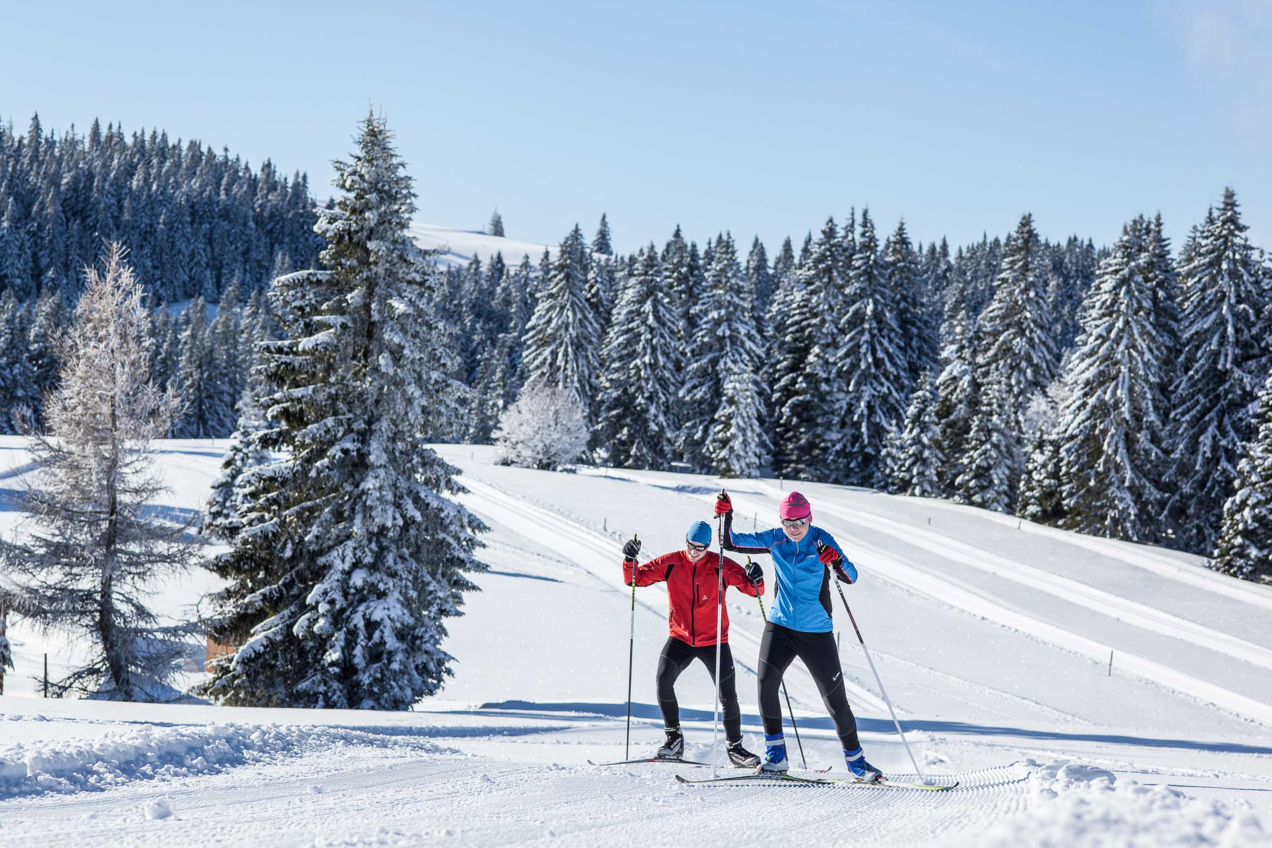 Langlauf Wintersport Schwarzwald Luisenhöhe